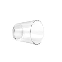 Pot à bougie en verre noir mat avec logo personnalisé, vente en gros, récipient de luxe pour bougies parfumées, marque privée