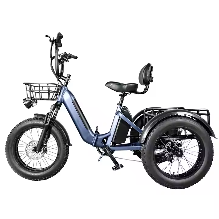 Трехколесный грузовой Электрический велосипед Shimano, 750 Вт, 500 Вт