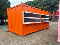 Maison mobile créative de style conteneur pour influenceurs, kiosque de vente pour zones scéniques extérieures, maison mobile pour chantier de construction