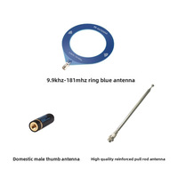 Radio Portabel SI4732 0.5-108 MHz LSB USB AM FM Mini Radio Saku Tanpa Layar