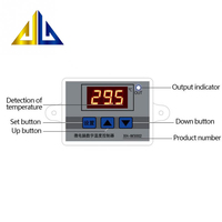 XH-W3002 Micro-ordinateur thermostat numérique Commutateur de contrôle de température Contrôleur intelligent affichage numérique 0.1