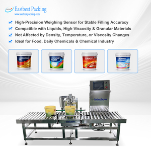 Machine de remplissage automatique Eastbest avec écran tactile, buse anti-goutte et pesage pour liquides visqueux industriels, capacité 5L-<span class=keywords><strong>30L</strong></span> - Product Image 2
