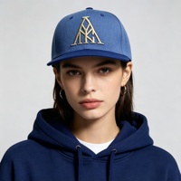 Topi Baseball Snapback 6 Panel Unisex Custom Bordir 3D Logo, Model Flat Brim, Gaya Street Vintage Formal Dobby