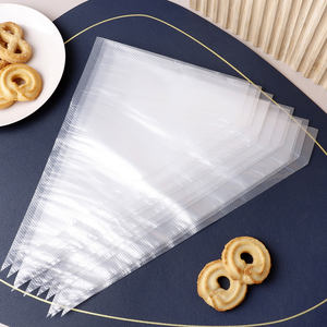 100 pièces de poches à douille jetables en plastique de 10 pouces, antidérapantes, pour la décoration de gâteaux et de crèmes, accessoires de pâtisserie - Product Image 2