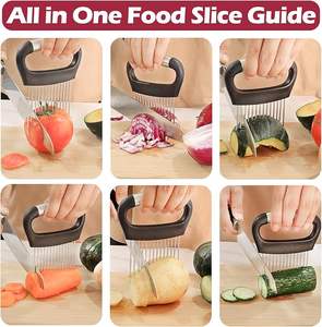 Cortador de Cebolla de Acero Inoxidable Mumulo, Picador de Vegetales para Rebanar y Almacenar Cebollas, Tomates, Huevos y Vegetales - Apto para Lavavajillas - Product Image 2