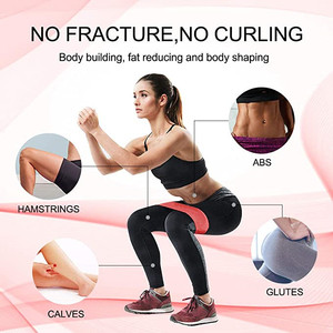 Fasce Elastiche Colorate Antiscivolo a 5 Livelli per Allenamento Glutei e Gambe, con Logo ed Etichette Personalizzate - Product Image 4