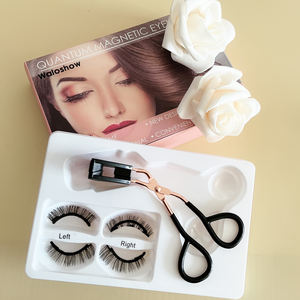 Pestañas Magnéticas Cuánticas Hechas a Mano con Pelo Sintético, Kit de Pestañas Magnéticas 8D Más Vendido y Set Complementario - Product Image 1