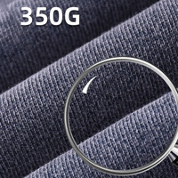 T-shirts personnalisés brodés et gaufrés avec logo de marque, surdimensionnés, en coton 350 g/m², streetwear, ample, lourd, raglan, lavé