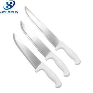 Juego <span class=keywords><strong>de</strong></span> <span class=keywords><strong>Cuchillos</strong></span> <span class=keywords><strong>de</strong></span> Chef para Cortar Jamón <span class=keywords><strong>de</strong></span> Acero Inoxidable <span class=keywords><strong>de</strong></span> 3 Piezas, Extra Largos, con Acabado Satinado <span class=keywords><strong>de</strong></span> Grado Alimenticio, con Mango Ergonómico para Carnicero, con Logotipo Personalizado - Product Image 3