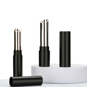 Venta caliente Mini tubo de bálsamo labial de plástico vacío para envases cosméticos Tubos de lápiz labial de aluminio con serigrafía