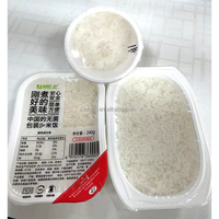 Automático arroz gachas comida vacío bandeja taza tazón contenedor llenado sellado máquina de embalaje