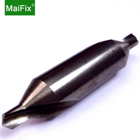 Forets de centrage de précision Maifix 1MM 1.5MM pour tournage et fraisage, double tête, en carbure de tungstène HSS pour métaux