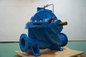 Pompe centrifuge horizontale à double aspiration monophasée, utilisée pour l'alimentation en eau et le drainage, conception hydraulique QS avancée - Product Image 4