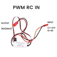 Nouvel Arrivage Interrupteur Électronique RC 30A à Courant Élevé 3.7 à 27V, Contrôlé par Récepteur, pour Drone, Pompe et Systèmes de Modélisme Aéronautique