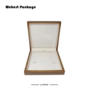 Webest Package solid wood custom jewelry bracelet necklace pendant sets packaging