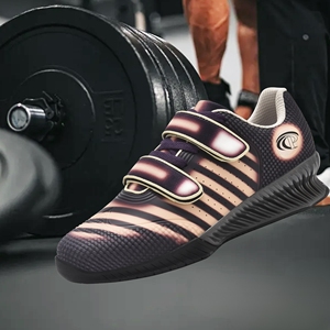 OEM personalizado barato profesional de alta calidad de cuero Deadlift entrenamiento de culturismo zapatos de levantamiento de pesas - Product Image 1