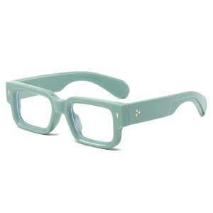 Nouvelles <span class=keywords><strong>lunettes</strong></span> anti-lumière bleue rectangulaires à monture épaisse pour femmes <span class=keywords><strong>2023</strong></span>, style coréen, pour verres de prescription - Product Image 5