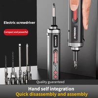 Tournevis Électrique Rechargeable, Perceuse Visseuse Électrique Domestique Compacte, Kit d'Outils Multifonction