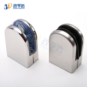 Vendita calda morsetto in vetro regolabile in vetro inossidabile staffa a Clip per ripiano in vetro 12-14MM accessori accessori per bagno - Product Image 5