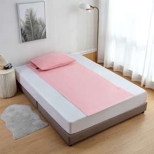 High Quality Anti-Static Anti-Aging Antibacterial Flat <b>Sheet</b> with Plain-Stripe Design for Earthing Custom Sleep at Home Hotel - Product Image 4