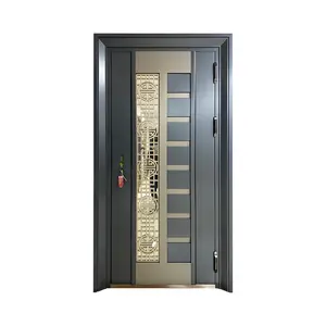 High quality steel door price philippines stainless steel security doors chinese security doors