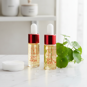 CPNP FAU SKIN SOLUTION SOS ลิควิดแอมพูล 10 มล.*5 ชิ้น สำหรับผิวแพ้ง่าย ผิวเป็นสิว รักษาสิว กระชับผิว K-Beauty เครื่องสำอางเกาหลี - Product Image 3