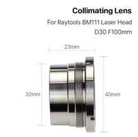 BM 111 D30 F100/F125 Porte-lentille de collimation et de focalisation pour tête de découpe laser