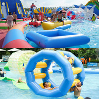 Fauteuil flottant gonflable Kiddyson en PVC de 0,9 mm pour parc aquatique et lac, capacité de 100 à 500 kg