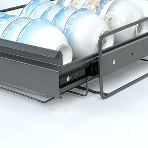 Portapiatti da <span class=keywords><strong>Cucina</strong></span> Moderno in Acciaio Inox 201, Regolabile e Telescopico, a Singolo Ripiano - Product Image 5