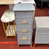 Armoire en métal moderne pour le rangement du salon avec tiroir-coffre - Utilisation en appartement et en hôtel Table pour le salon Coffre à tiroirs