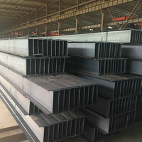 Viga de Acero en Forma de H Soldada SS400 A36, Tamaño Personalizado, Pintada, Galvanizada por Inmersión en Caliente para Puentes y Proyectos de Edificios de Gran Altura