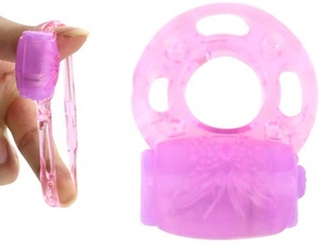 Commercio all'ingrosso da <span class=keywords><strong>uomo</strong></span> adulto in cristallo di TPE vibrante anello di ritardo eiaculazione giocattoli sessuali per gli uomini - Product Image 5