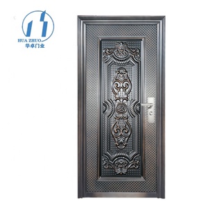 Puerta de Seguridad Exterior de Acero Comercial Impermeable para Tiendas y Mercados de <span class=keywords><strong>Cabo</strong></span> Verde - Product Image 1