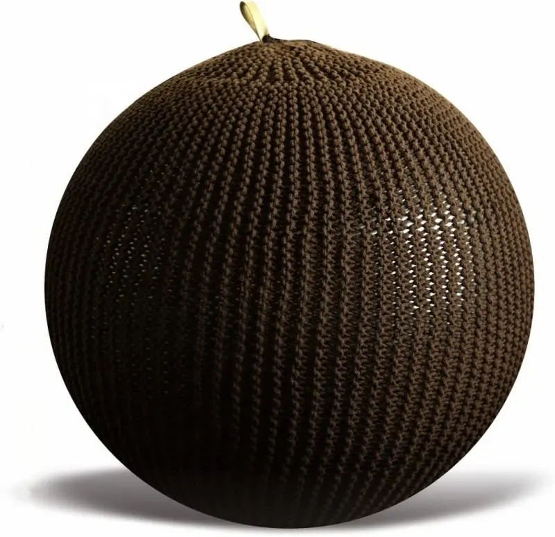 बहुउद्देशीय योग गेंद Crochet कुर्सी हस्तनिर्मित गेंद कवर फिट के लिए 55cm/65cm व्यायाम गेंद