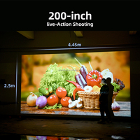 OEM ODM LED 4K Mini Video projektör 1080P HD ev sineması açık Android 9 oyun sinema damla nakliye üst satış A004 Pro