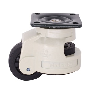 Rueda giratoria niveladora Footmaster 60F, capacidad <span class=keywords><strong>de</strong></span> carga 250kg-500kg, cuatro piezas, material <span class=keywords><strong>de</strong></span> nailon, compatible con OEM y ODM, ruedas para fábrica - Product Image 2