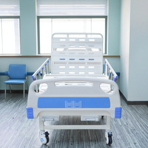 Cama médica plegable <span class=keywords><strong>de</strong></span> 2 funciones para pacientes, segundo metal, 2 manivelas usadas, <span class=keywords><strong>camas</strong></span> <span class=keywords><strong>de</strong></span> Hospital <span class=keywords><strong>de</strong></span> UCI manuales, <span class=keywords><strong>precio</strong></span> - Product Image 2