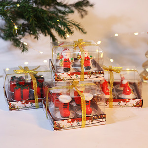 Christmas <b>Candle</b> Wholesale <b>Set</b> DIY <b>Candle</b> Ornament Christmas Decoration Atmosphere <b>Candle</b> - Product Image 3