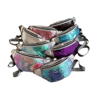 Bolso de Cintura de Lentejuelas a la Moda, Bolso Cruzado de Piel Sintética con Brillo para Mujer - Product Image 1