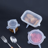 Set de couvercles en Silicone, extensibles et réutilisables, couvercles pour bols, alimentaires, 100 pièces