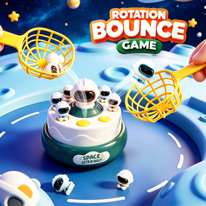 <span class=keywords><strong>Jouet</strong></span> astronaute électrique rotatif HTL, jeu de lancer et de capture pour enfants, <span class=keywords><strong>jouet</strong></span> éducatif pour la coordination œil-main avec musique - Product Image 1