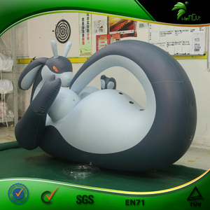 หงอี้ ของเล่นเป่าลมรูปมังกร โกลด์รา ของเล่นเป่าลมขี่ได้ ทำจากพลาสติก พร้อมลูกบอล - Product Image 4