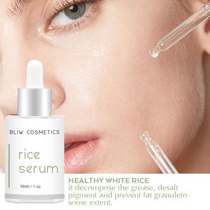 BLIW özel etiket en organik doğal pirinç kepeği özü siyah nokta Remover besleyici nemlendirici pirinç Serum yüz bakımı için - Product Image 3