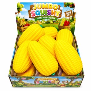 Jouet Squishy Géant Maïs en TPR 19,6 cm, Légume Réaliste à Remontée Lente et Rebond Rapide, Jouet Sensoriel Anti-Stress à Presser - Product Image 1