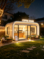 Apple Pod - Cabane Apple préfabriquée modulaire, mini-maison pour le glamping en plein air, idéale pour les centres de villégiature, les séjours en famille, les bureaux ou les commerces