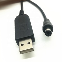 Werkseitig benutzer definierte 5V bis 12V Step-Up-DC-Wandler USB-DC-Kabel für die Strom versorgung