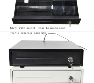 Günstige und feine CD-400 Hochwertige Kassen schublade Five Grid Cash Notes Slots Vier Grid Coins Slot - Product Image 5