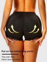 Shorts rehausseurs de fesses 3D rembourrés pour des courbes instantanées, culotte sculptante sans couture pour femme, amélioration des fesses volumineuses
