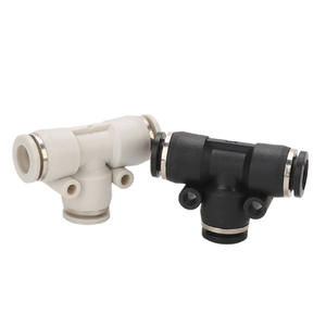 Raccord rapide pour tuyau d'air en plastique PE8 10 12, réducteur PEG8-6 10-8, solénoïde, raccord rapide pneumatique, type en T - Product Image 1