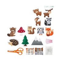 Kits de couture DIY en feutre pour enfants, thème Système Solaire, prix de gros, jouet éducatif moderne pour l'apprentissage de la couture, cadeaux pour filles et garçons